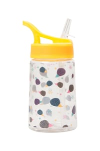 Yellow lid with hedgehog print
