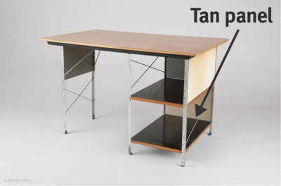 Recalled Eames Desk Unit