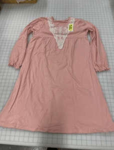 Recalled AllMeInGeld Children's Nightgown in Pink with Lace Décor