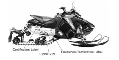 Vehicle Identification Number (VIN) location in the right side of the tunnel1