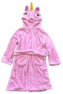 Recalled Children's Robe: Pink With Dots