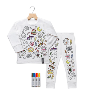 Recalled Selfie Craft Co. pajama set in Halloween (The Tot Exclusive)