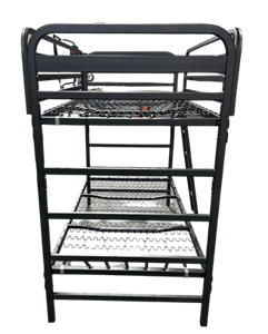 Recalled Interior Resources children's steel utility bunk bed (front view)