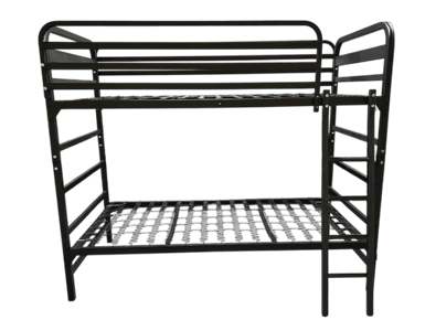 Recalled Interior Resources children's steel utility bunk bed (side view)
