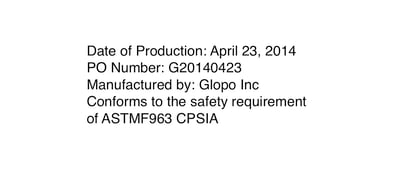 Tracking Label