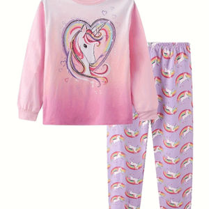 Recalled "Unicorn in Heart" Two-Piece Pajama Set
