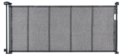 Recalled Vevor Retractable Baby Gate, model number YJ-3355 in black