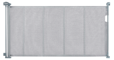 Recalled Vevor Retractable Baby Gate, model number YJ-3371 in gray