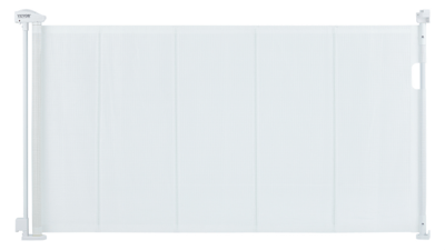 Recalled Vevor Retractable Baby Gate, model number YJ-33110 in white
