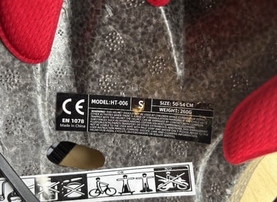 “Model HT-006” is printed on a label on the inside of the recalled Victgoal children’s helmet