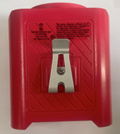 Recalled Rechargeable Portable Waist Fan (red)