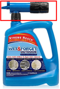 Recalled Wet & Forget "Xtreme Reach" Mold & Mildew Stain Remover – 68 oz. bottle