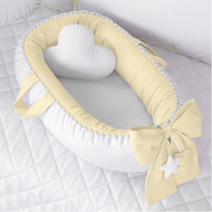 Recalled Yellow Pompom Baby Nest, SKU 101643