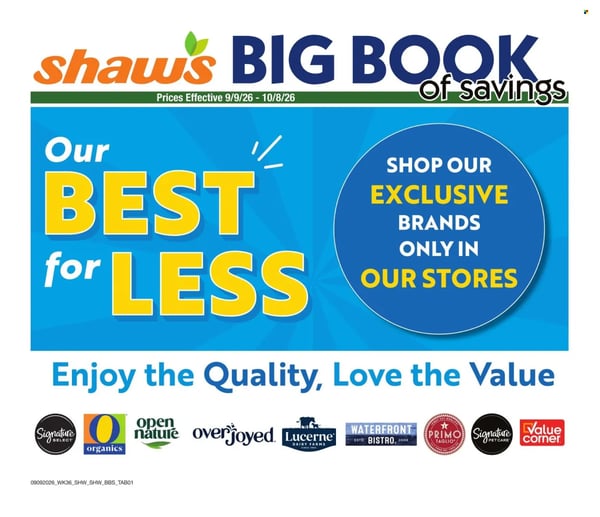 Shaws Big Book of Savings