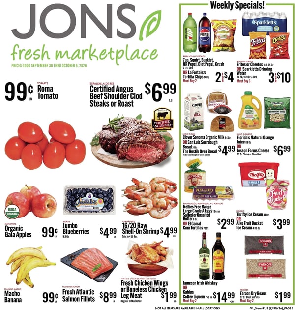 Jons Fresh Marketplace Weekly Ad