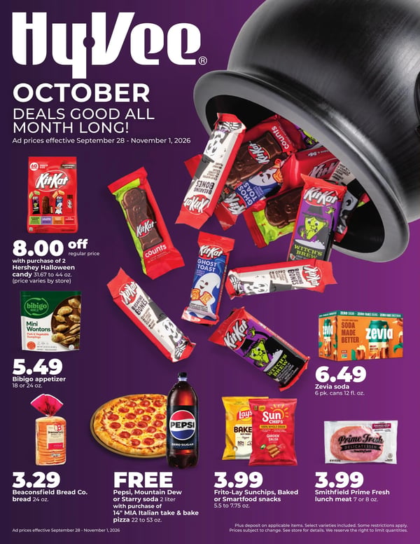 Hy-Vee October Deals