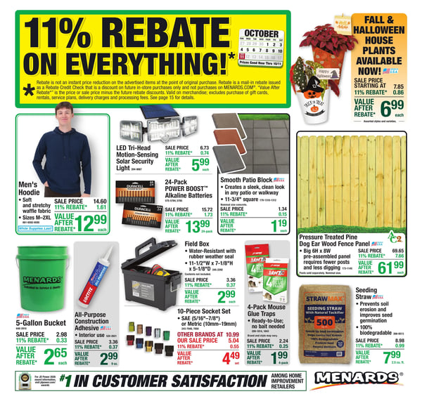 Menards Ad