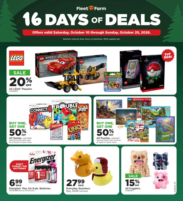 Fleet Farm Ad - 16 Days of Deals