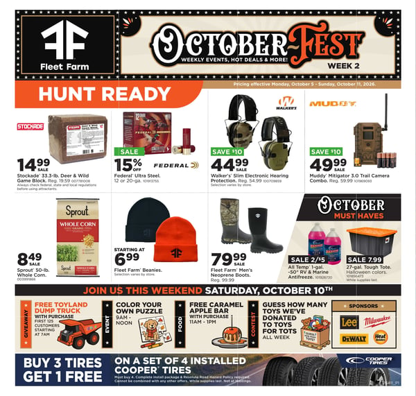 Fleet Farm Weekly Ad - October Fest