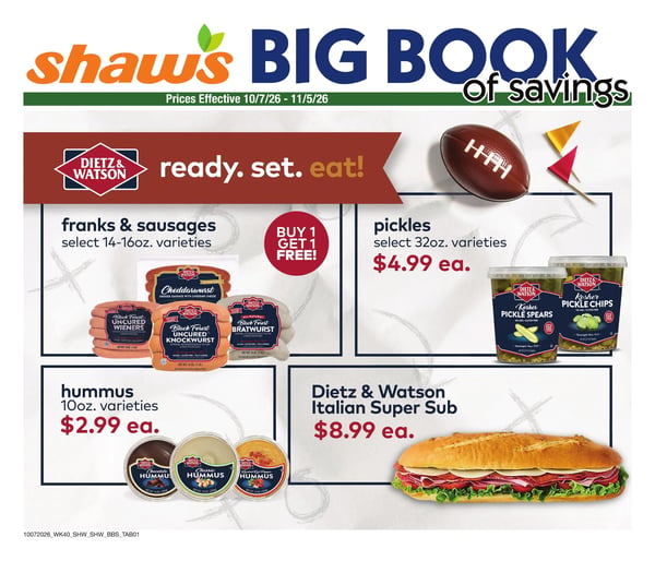 Shaws Big Book of Savings