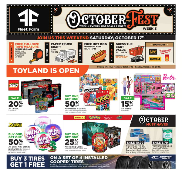 Fleet Farm Weekly Ad - October Fest Sale