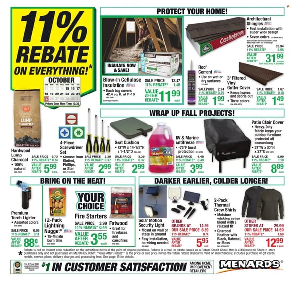 Menards Ad