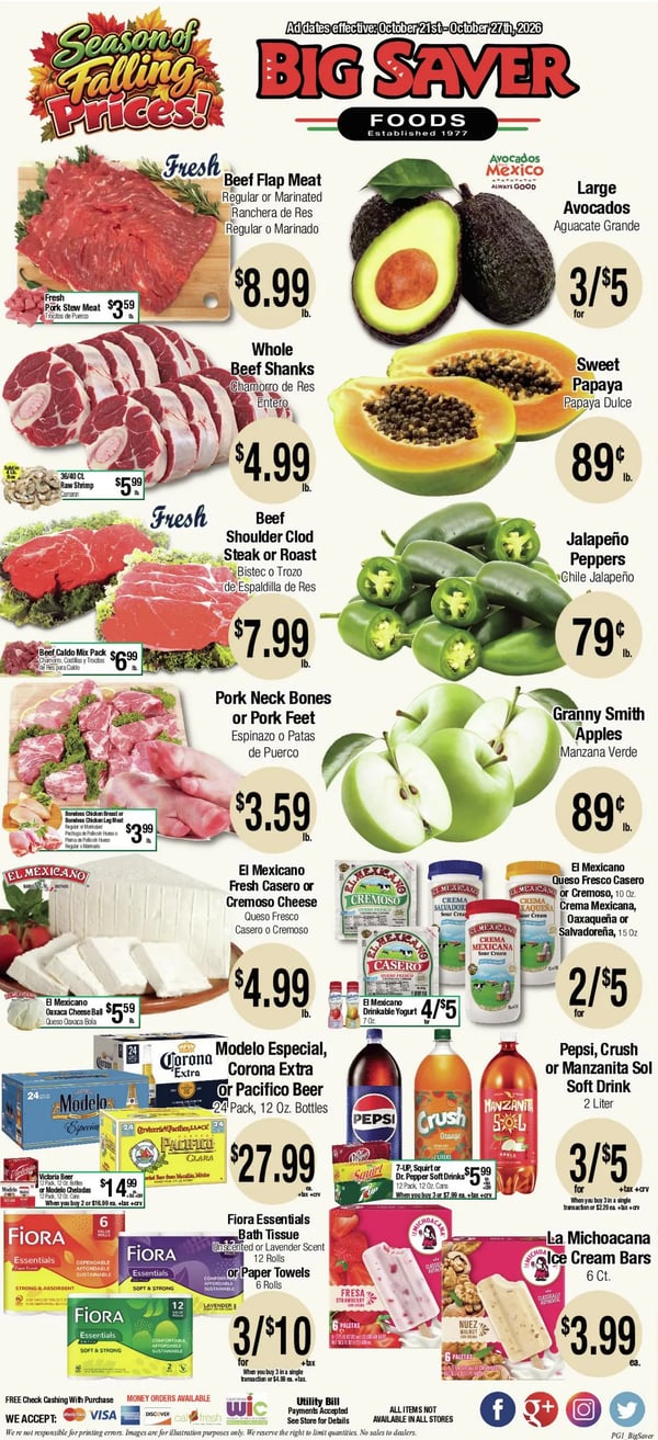 Big Saver Foods Weekly Ad