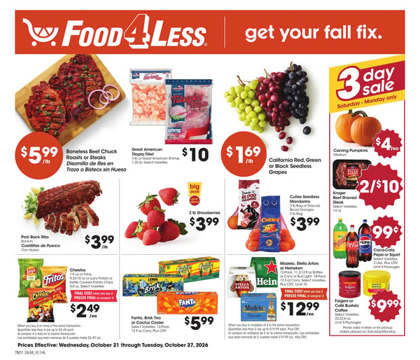 Food 4 Less Weekly Ad