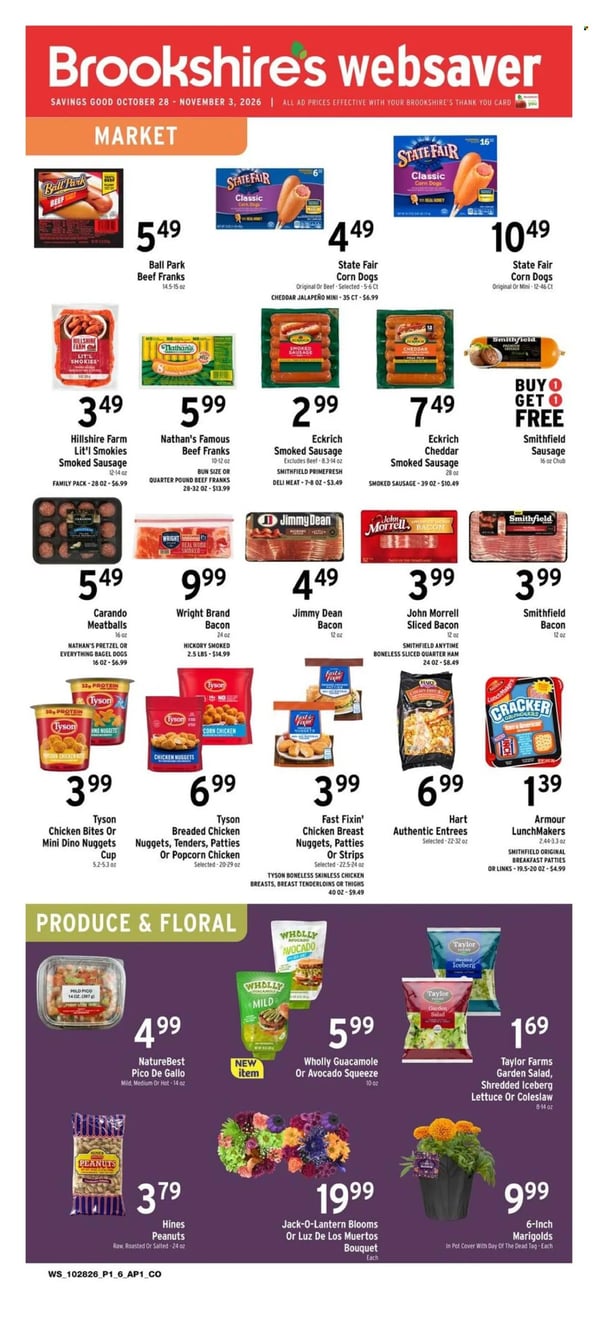 Brookshire's Websaver Ad