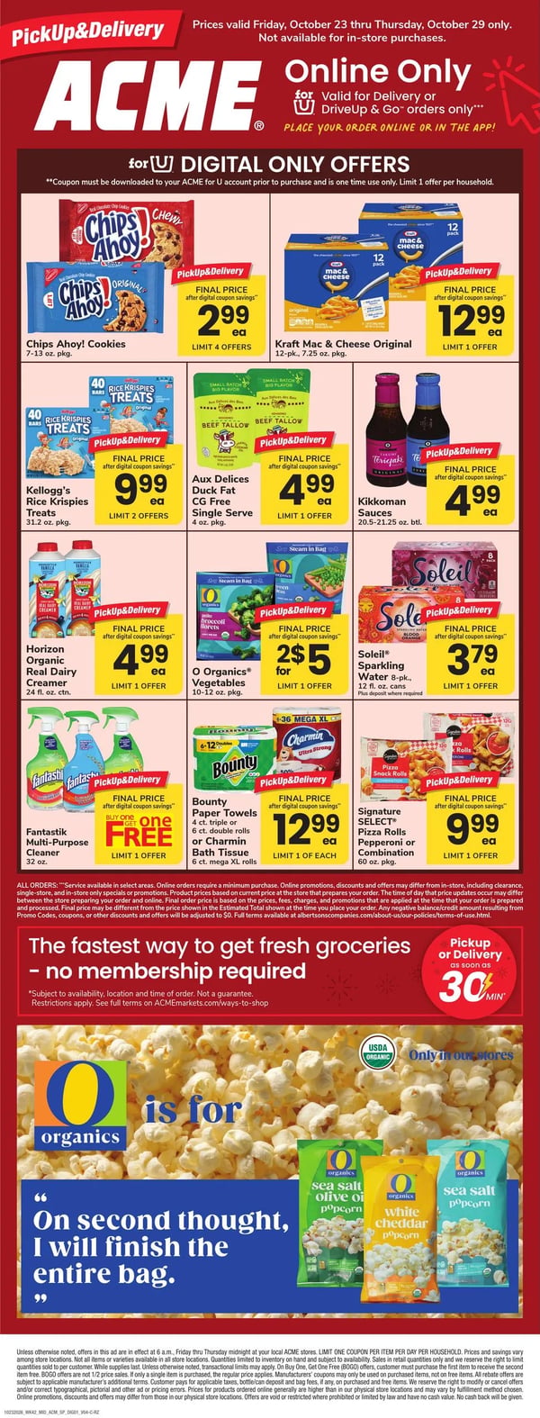 ACME Markets Digital Only Offers