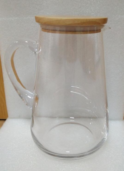 Recalled Miles Pitcher with Wood Lid 84 oz.