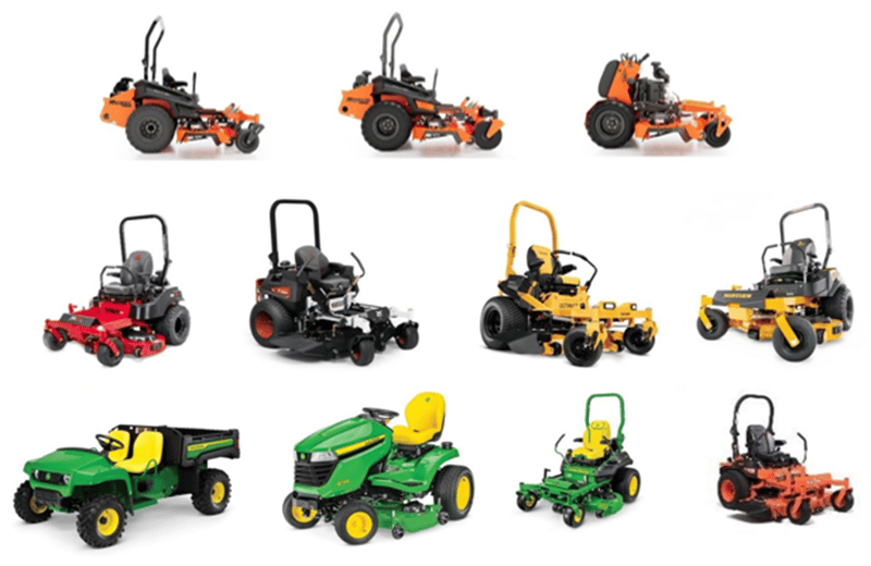 Bad Boy Mowers, BigDog, Bobcat, Cub Cadet, Hustler, John Deere and Kubota equipment with Recalled Kawasaki Engines