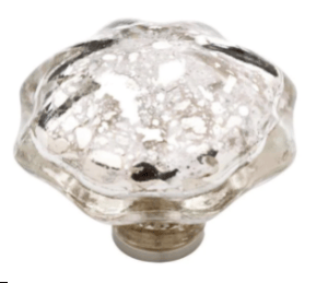 Recalled Mercury Glass Cabinet Knob