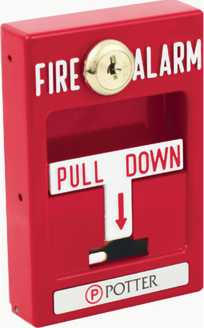 Recalled Single Action Pull Station - Front