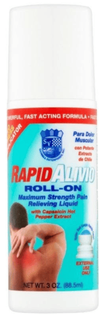 Recalled Sanvall Rapid Alivio Pain Relieving Roll-On – 3 fl. oz (88.5 mL)