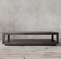 The recalled RH La Salle Metal-Wrapped Coffee Tables.
