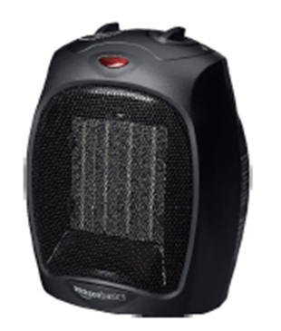AmazonBasics 1500 Watt Ceramic Space Heater No. B074MWKSLX