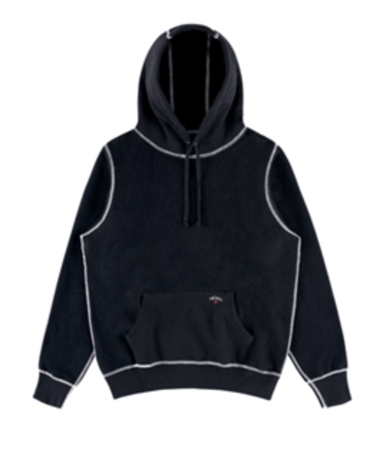 Recalled Noah Reverse Fleece Hoodies in Black