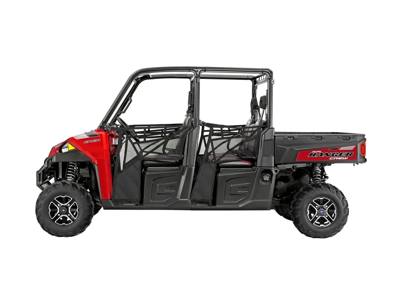 2015 RANGER CREW 900 SOLAR RED