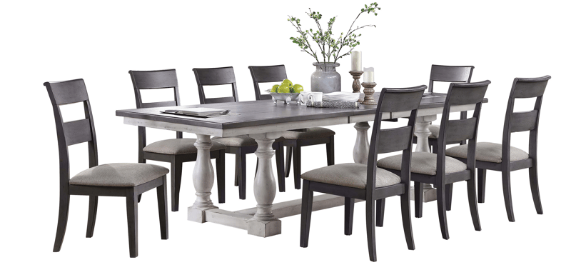 Recalled Bayside Furnishings Lawler-9-PC-Dining Set