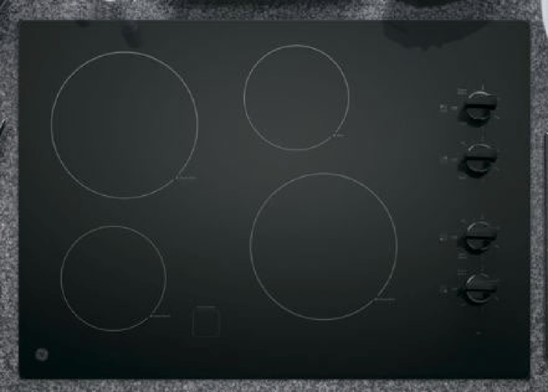 Recalled GE electric radiant cooktop, model no. JP3030DJ4BB