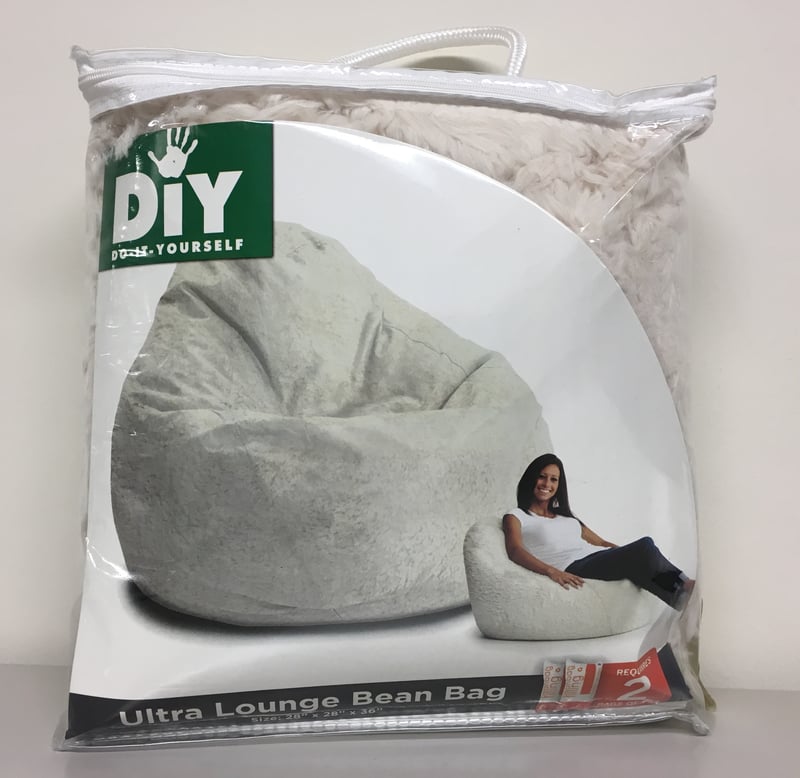 Comfort Research recalled DIY bean bag cover in natural Sherpa