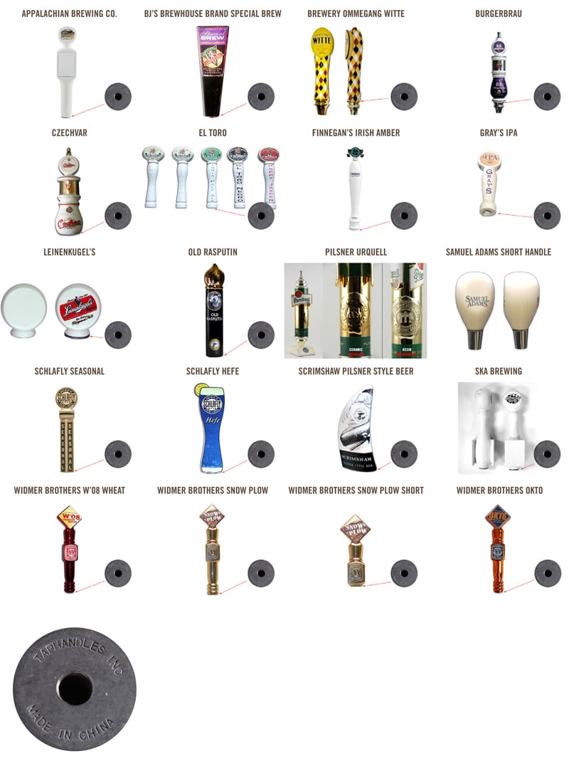 Taphandles Ceramic Beer Tap Handles