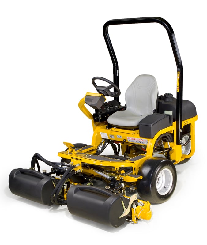 Picture of recalled Hustler 1500 Riding Greens lawnmower