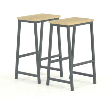 Recalled Sauder and Aliesha-May Counter-Height Bar Stools (set of two)