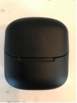 Recalled Audio-Technica Wireless Headphones (Model ATH-CK3TW) charging case - front view