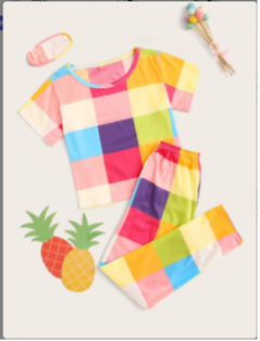 Recalled Children's Sleepwear Set: SKU Sknight10190731477