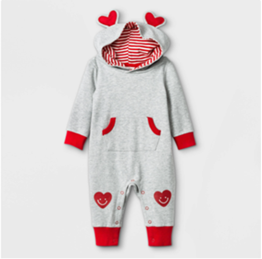 Recalled Cat & Jack Baby Heart Ears Romper