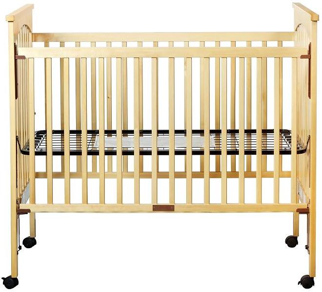Examples of Drop Side Cribs with External Plastic Hardware