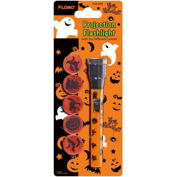 Halloween projection flashlight
